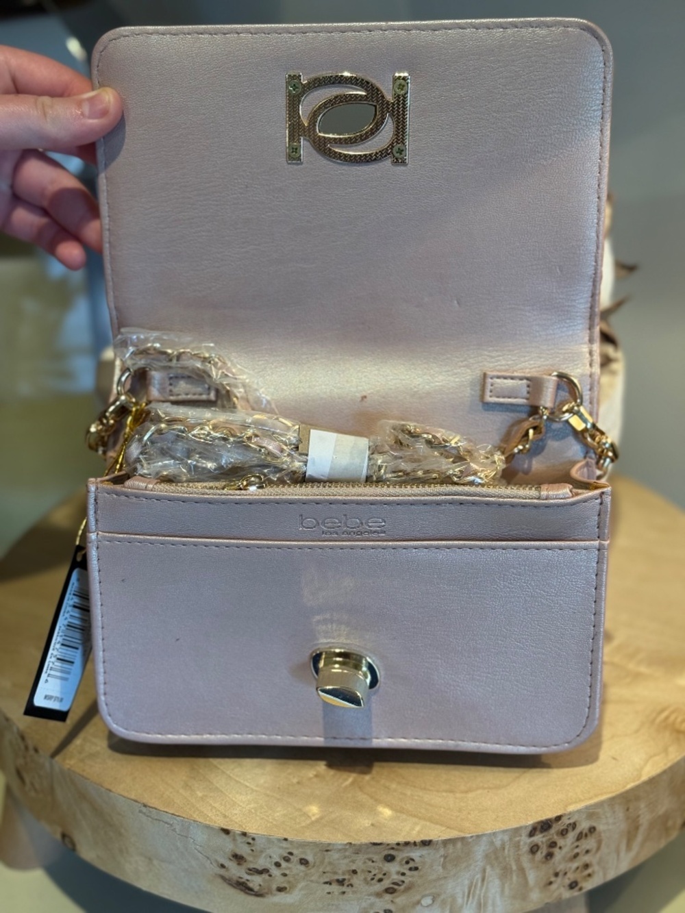 Bebe Jacari Crossbody Bag - Iridescent mauve - Picture 3 of 5